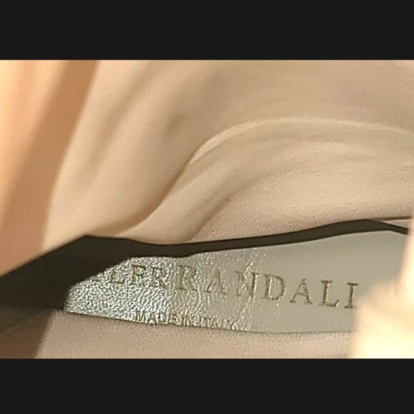 LOEFFLER RANDALL Matilde Wedge Heel Leather Riding Boot Tall Knee High Tan Sz 7B - Picture 8 of 8